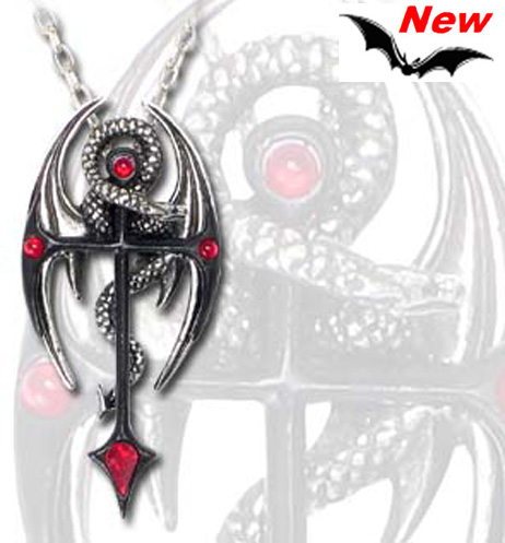 Draconkreuz Pendant, by Alchemy Gothic